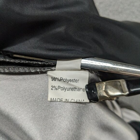 Vtg Jennifer Roberts Dress Pants Womens Metallic Grey High Rise Pleated Size S - Picture 6 of 12